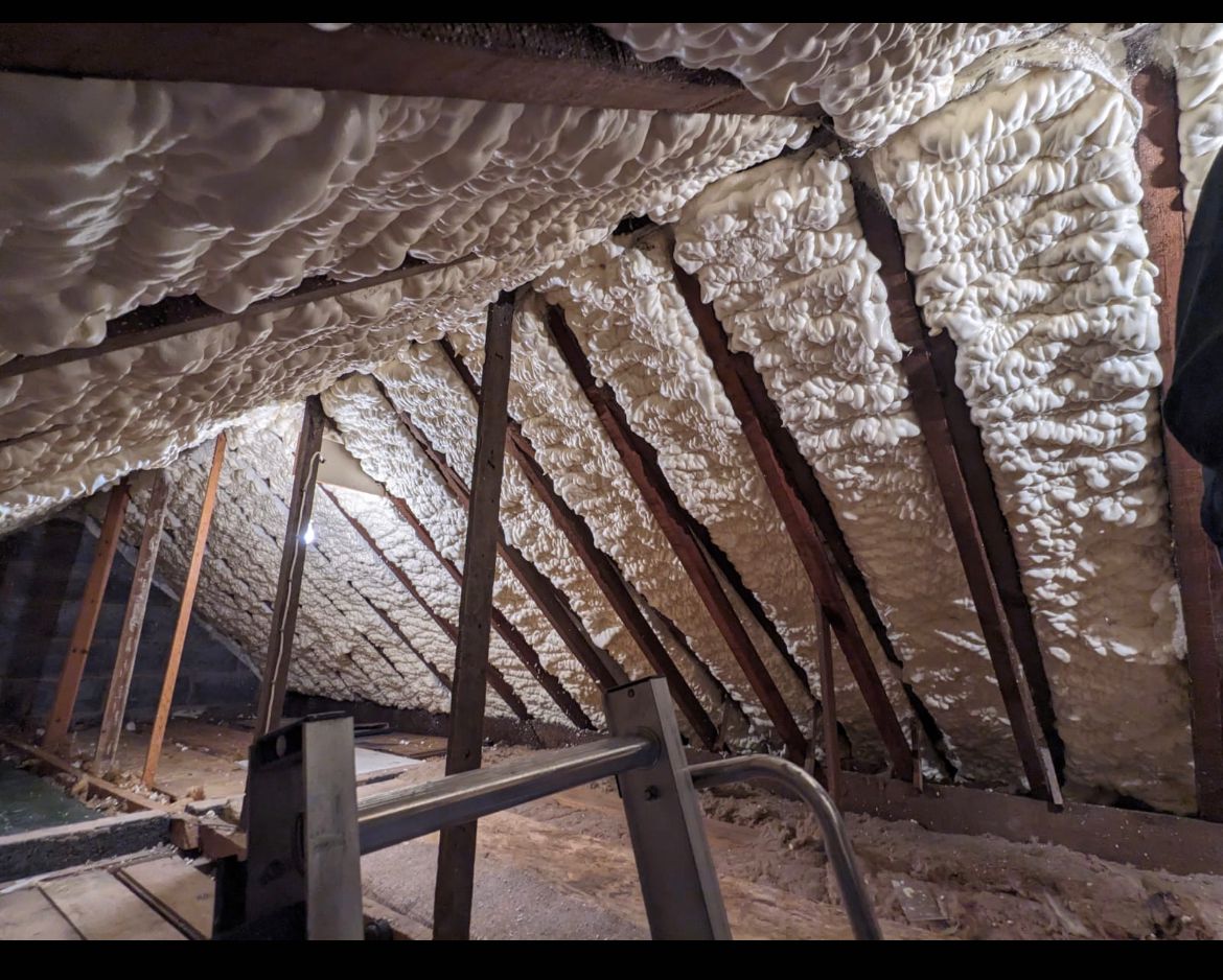 Another Large Attic and Roof Area Cleared – before