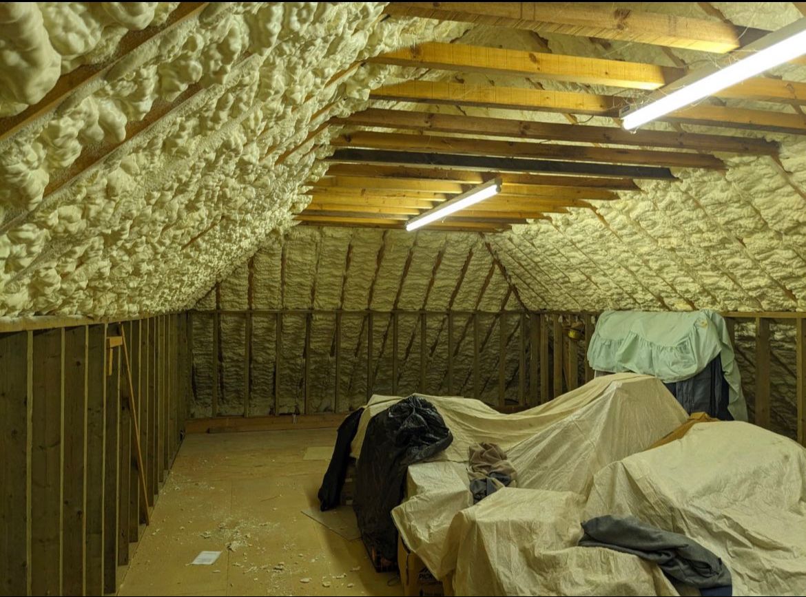 Very Large Roof and Attic Space – before